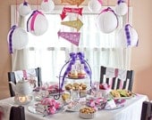 MAD HATTER Collection - "Alice in Wonderland" Inspired Printable DIY Party Decorations