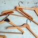 8 Antique Wood and Metal Clothes Hangers