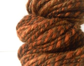 CLEARANCE - Handspun wool 2 ply Bulky ArtYarn - 54 yards