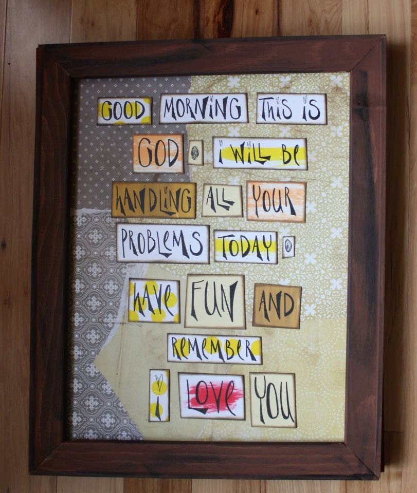 16x20 Framed Original Mixed Media Family