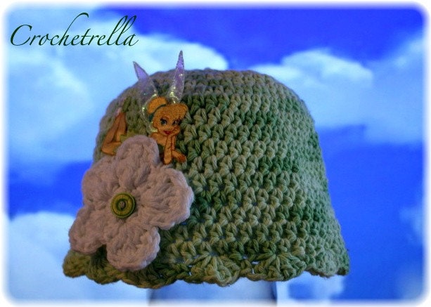 Fairy Hat (Crochet Pattern) Tinkerbell inspired