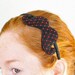 Custom Color & Size / Mustache Clip, Comb, Necklace, Brooch, or Headband / 3.5 - 5"