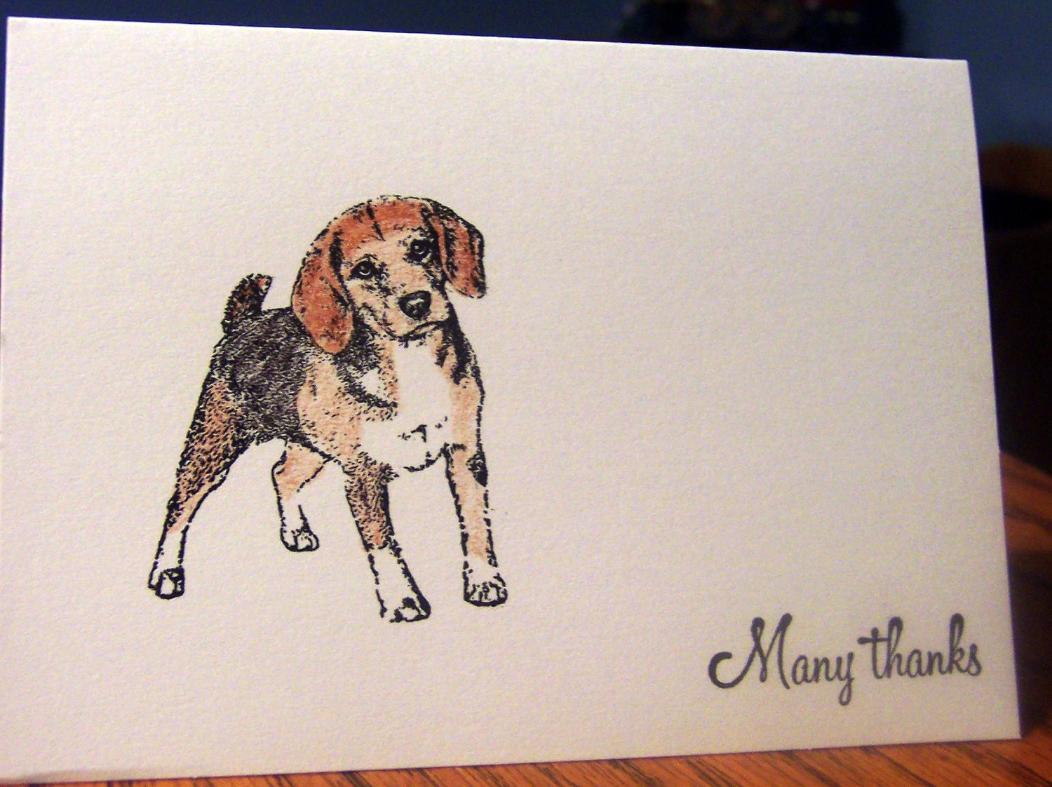 Beagle note card set