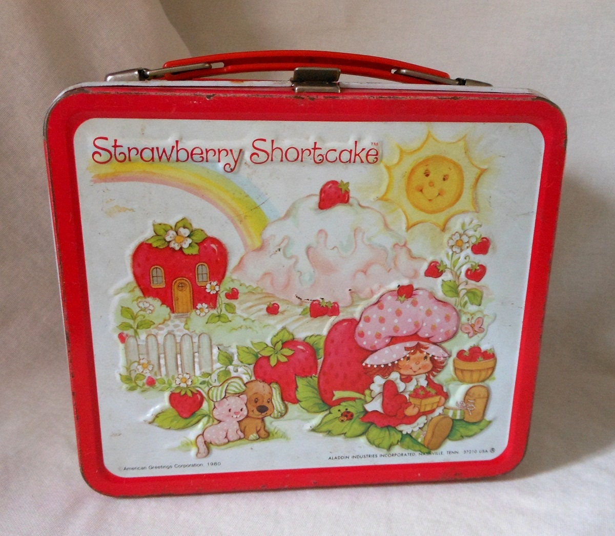 Vintage Lunch Box- Strawberry Shortcake 1980
