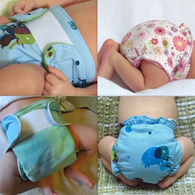 Easy fitted cloth diaper sewing tutorial  Both waterproof AND non-waterproof variations