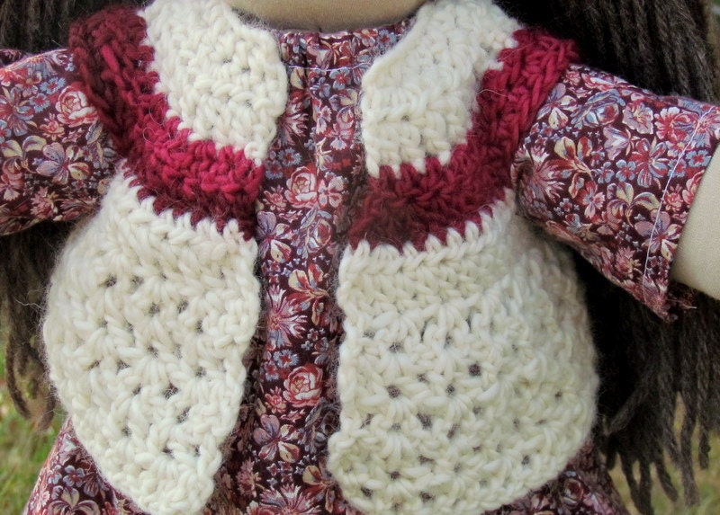 Crochet Vest Pattern for a Waldorf Doll or American Doll
