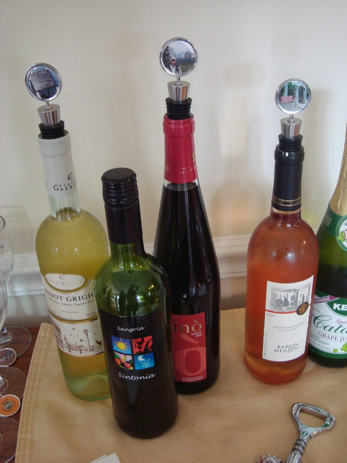 Wine Bottle Topper - Personalized Photo Gift