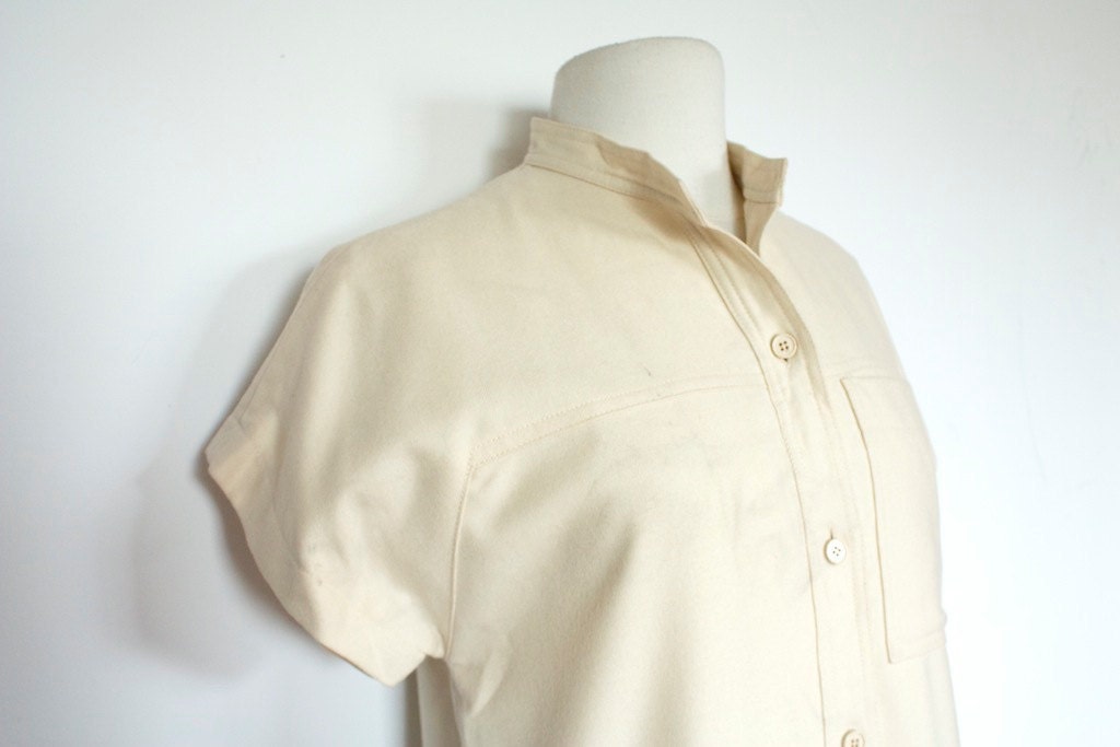 SALE Vintage GUY LAROCHE 1970s Wool Dress