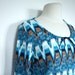 Vintage 1970s HUDSONS BAY COMPANY Blue Knit Sweater