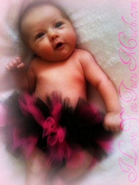 Custom Newborn Infant Tutu Unique Baby Shower Gift ..U Pick Color by I Love You Tutu Much