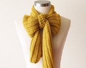Casual Scarf in Honey Mustard