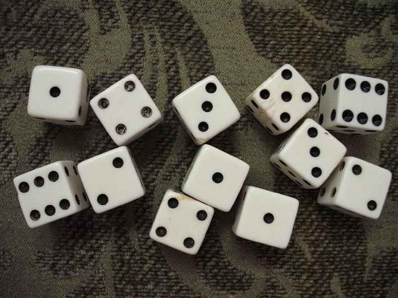 Diced and Sliced - Grouping of Game Dice