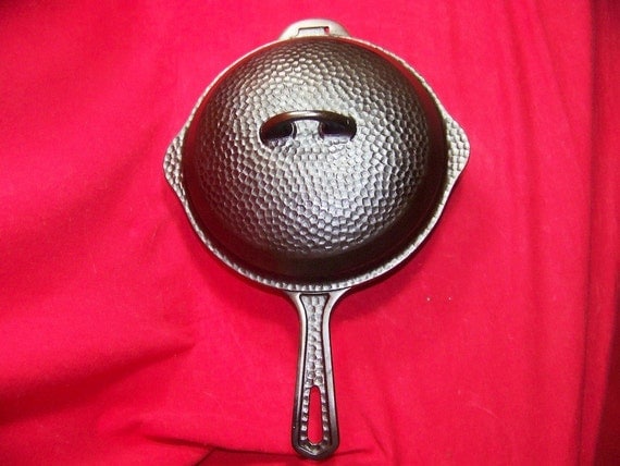 Griswold No 5 Cast Iron Hammered Finish Hinged By Griswoldstore