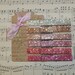 Chic and Shabby Glittered Clothespins-Clothes Pins-Embellishment-Wedding-Altered Art-set of 6