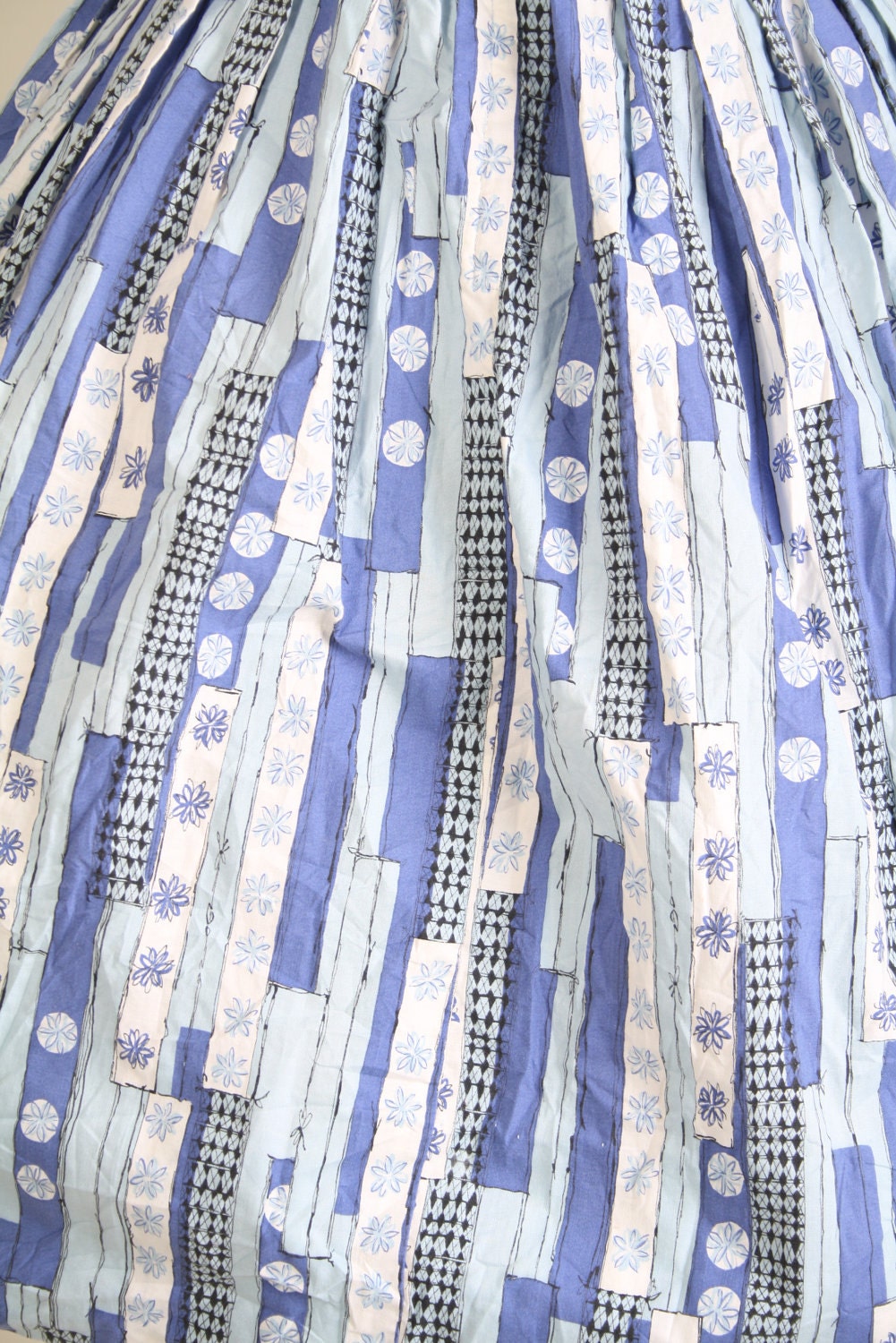 1950s Cotton Dress - Mad Men Dress - Dress - Floral Print - Summer Fashion - 1051