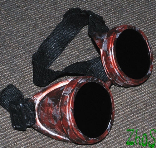 Steampunk Cyber Goggles Glasses Cosplay Anime Rave
