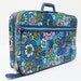 1960s MOD Luggage - Colorful Floral Print on a Vintage Bantam Suitcase