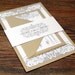 Vintage Swirl Flourish Wedding Invitation Suite - SAMPLE