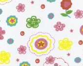 Fabric Finders 100 Percent Cotton Pique Floral 1 Yard