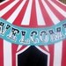 Retro Circus Birthday Party Door Sign