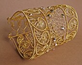 Greek arabesques bracelet wire woven