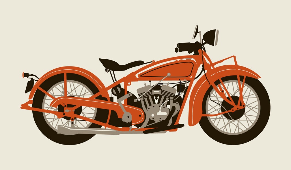 RED 1920 MOTORCYCLE