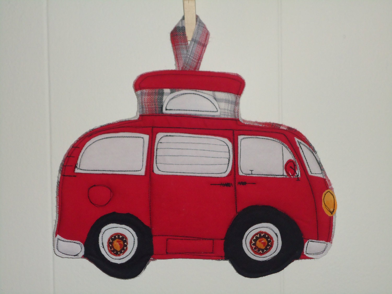 VW Camper Bus Potholder, Camping Series Potholder, Pick a Color