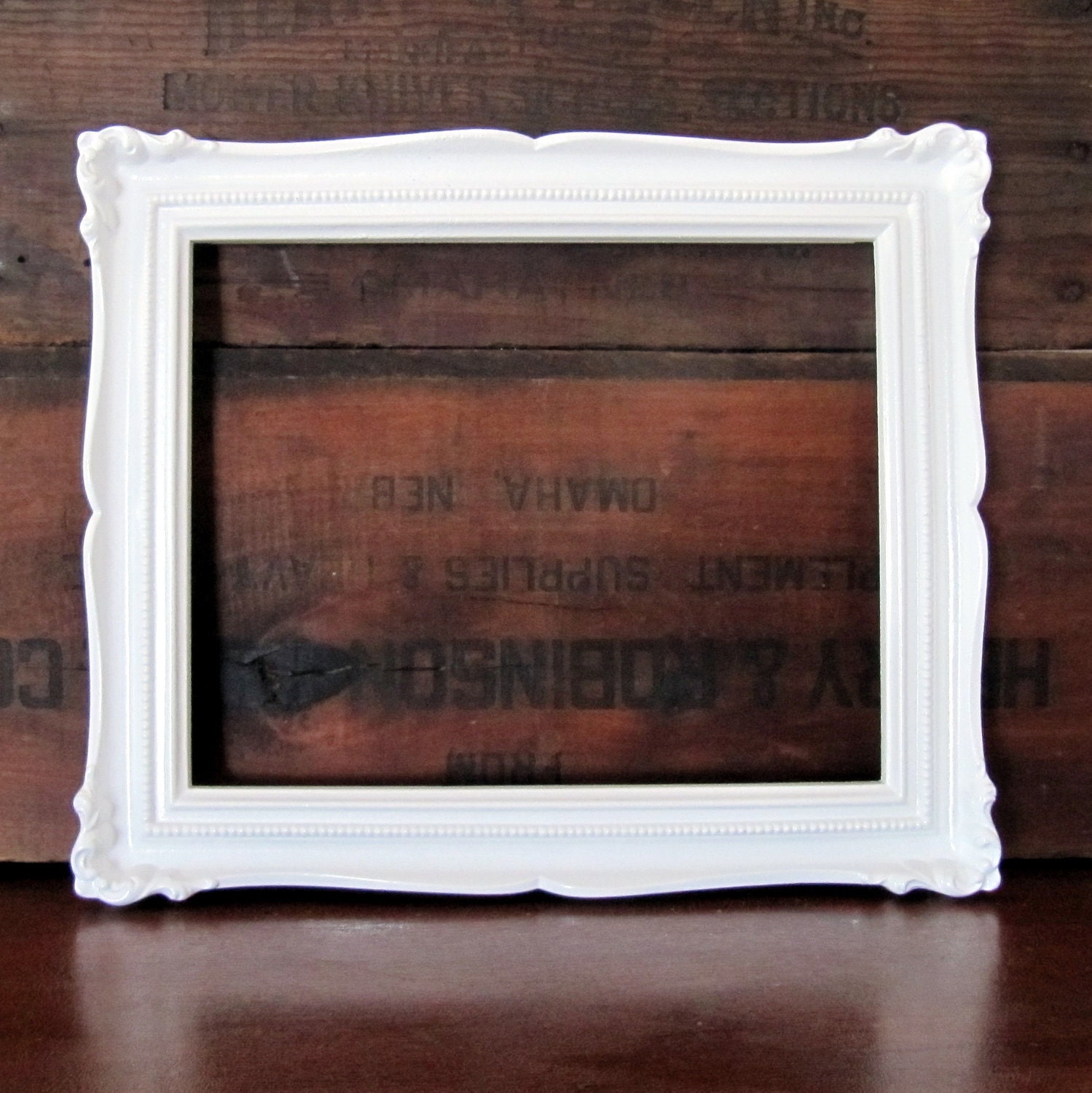Fancy White Frame