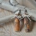 Rustic Natural Pine wooden Earrings