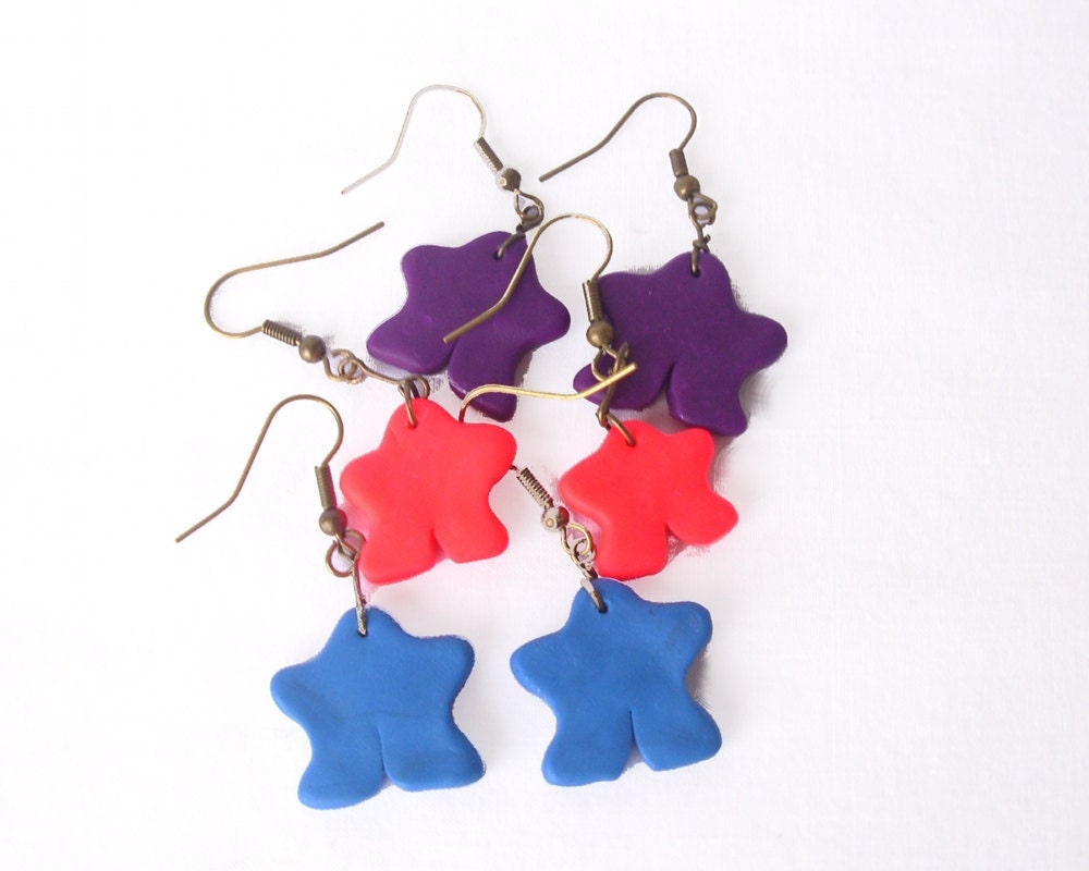Handmade Meeple earrings, board game jewelry, gamer jewelry