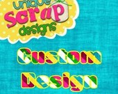 Custom Designed Announcement, Invitation or Card DIGITAL FILE - Printable - by Unique Scrap Designs