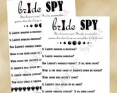 br-I-de Spy Bridal Shower Party Game Style DPG2902 DIGITAL FILE - Printable