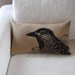 Pretty Bird Pillow Cover in Khaki