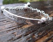 Sterling Silver ID or Word Bracelet (or Medical Alert)