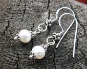 Simply Pearl and Sterling Earrings...