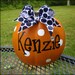 Adorable Bow PUMPKINS - Personalized with Girls Name or Monogram