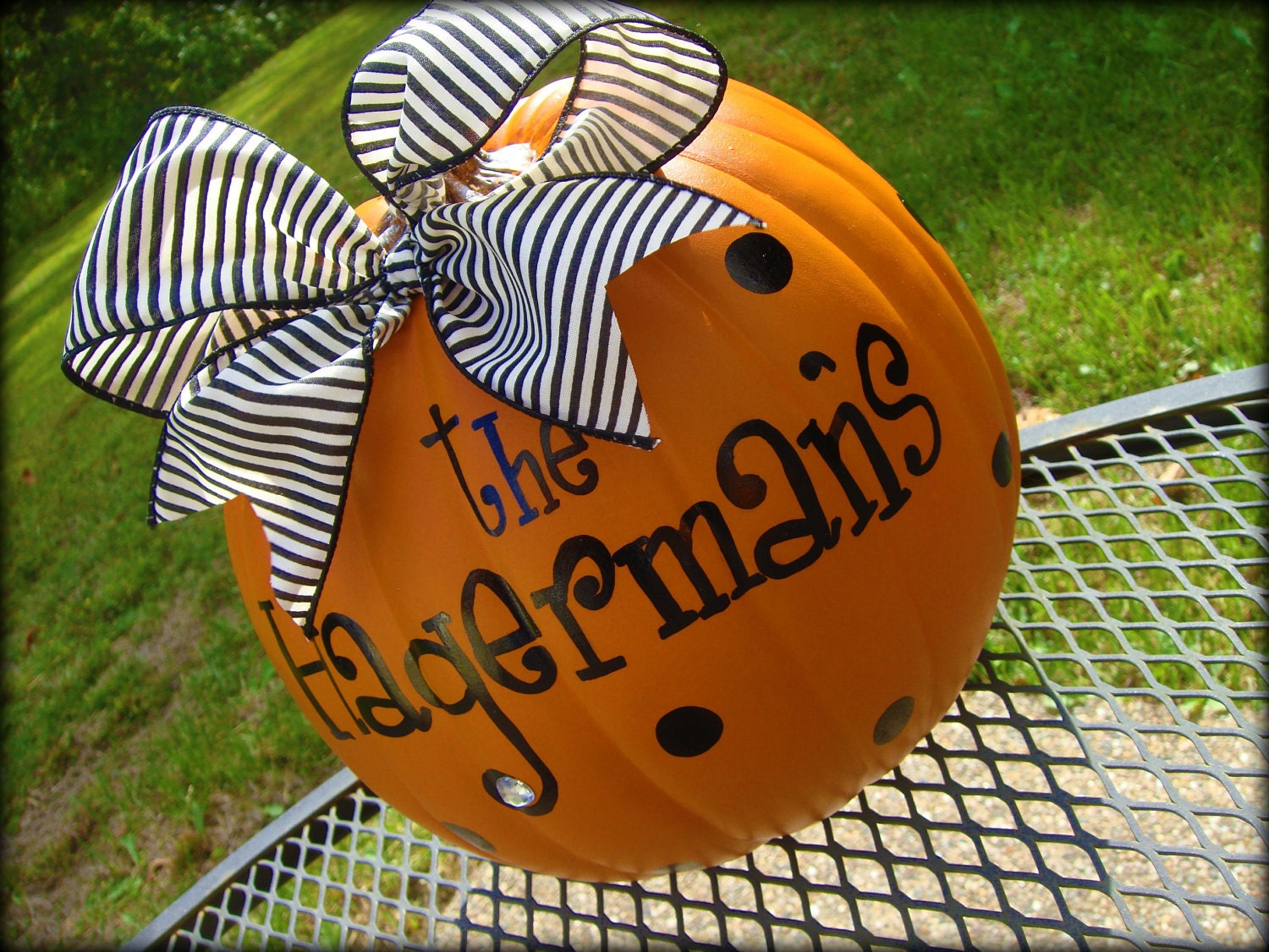 Family Name Personalized Pumpkins..ADORABLE