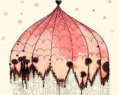 Umbrella - Peach 8x10