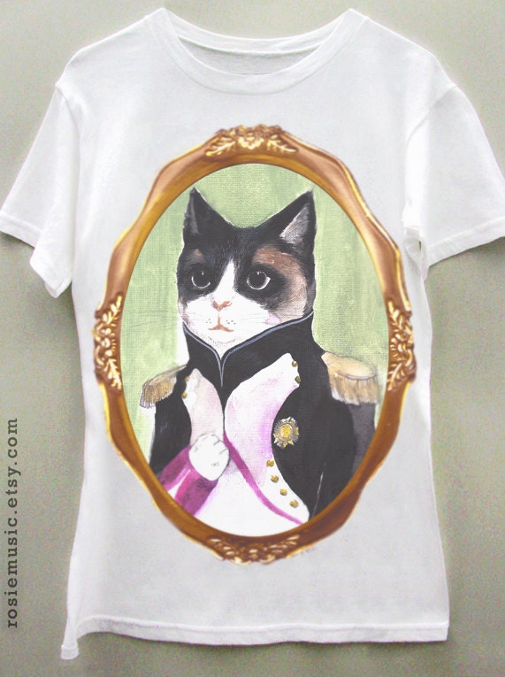 The Elegant Cat - Unisex Tshirt No Transfer