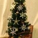 WHITE Snow Flower- Steampunk Clock Hand Holiday Ornament