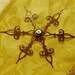 WHITE Snow Flower- Steampunk Clock Hand Holiday Ornament