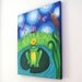Fairytale Art for kids, THE FROG PRINCE, 11x14 canvas painting for baby nursery or childrens rooms