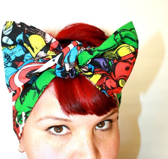 Bow style,  Comic, The Avengers, The Hulk, Thor, Captain America, Iron Man, Spider Man,