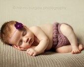 Berry Beautiful  Bud Headband Photography Props Weddings Flower Girls