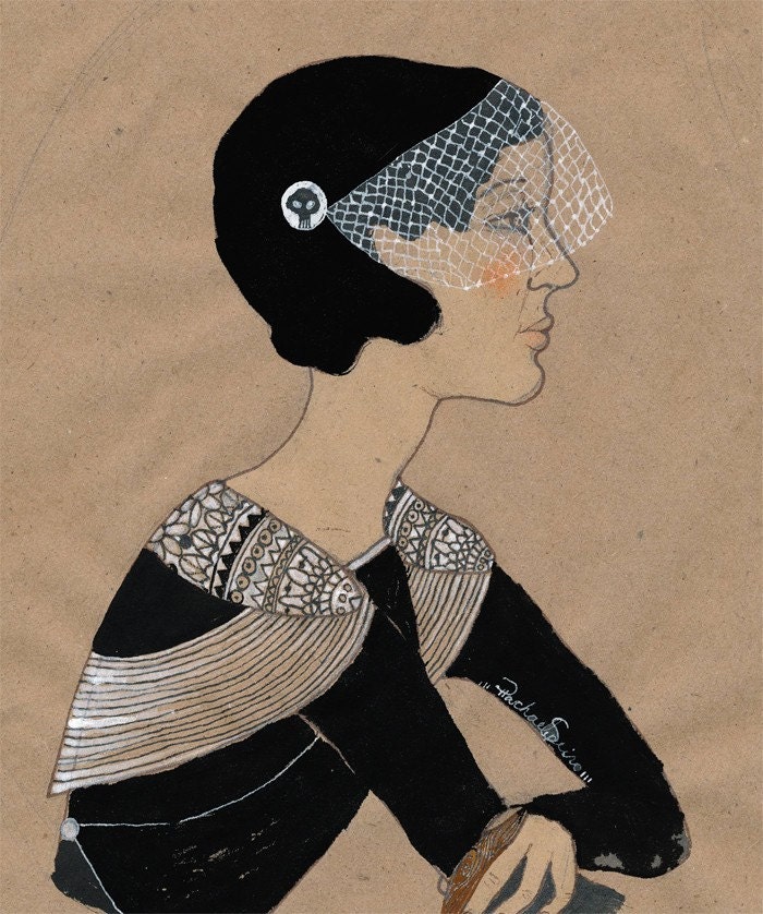 General Maude Woman, Print of original drawing