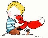 Fox and His Boy 8x10 Archival Print Blond