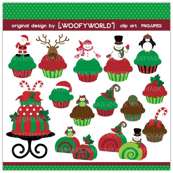 christmas cake clipart