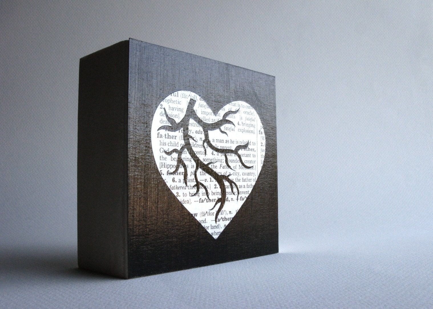 Father (Definition) Original Handcrafted Papercut by PaperCutWorks