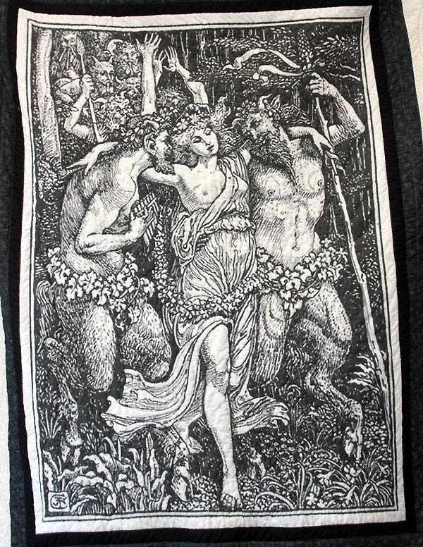 Queen Size Quilt Featuring Pagan Nights, Custom Order Yours Today