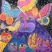 Queen Size Custom Order for Robert Laurel Burch Cat Quilt Down Payment Do not order if you are not her
